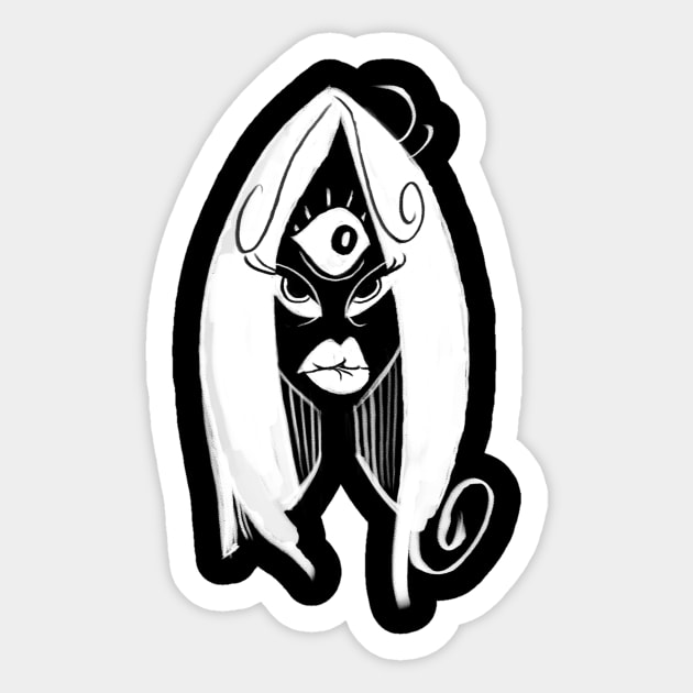 Cyclops Sticker by texamillionaire